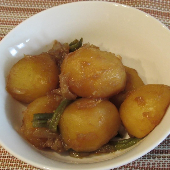 じゃがいもの甘辛煮